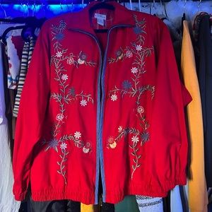 Vintage Korea City Blue Jacket